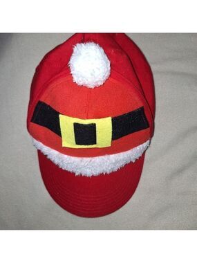 MAD Engine Baseball Hat Red Santa Belt Adult
